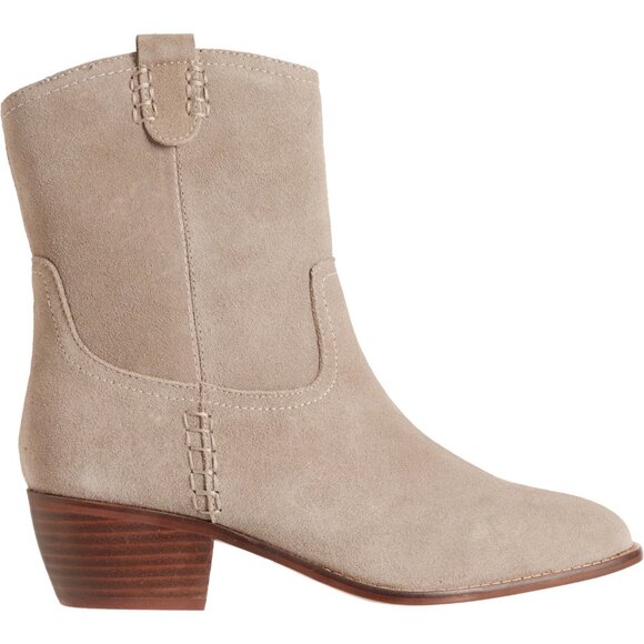 NEW MIA Lauryn Western Boots - Suede in stone For Women 725 5s3 - Picture 1 of 6